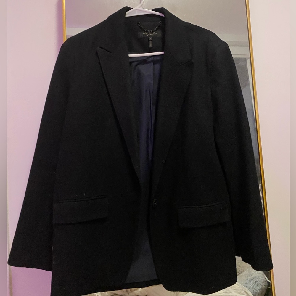 Black wool Rag & Bone blazer